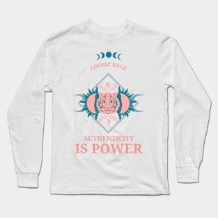 Cosmic Tiger Mystical Spiritual Long Sleeve T-Shirt